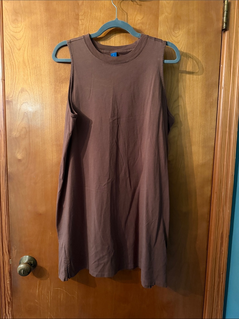 Old Navy Brown Sleeveless A-Line Dress
